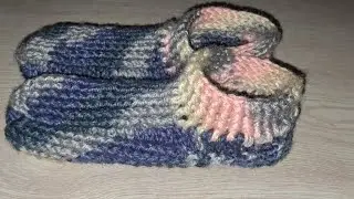 Crochet shoes for kids(no separate sole needed) (for beginners) #crochetslippers #crochetisfun