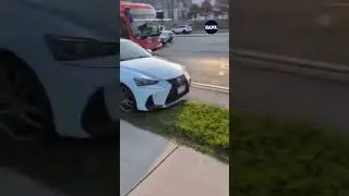 Brampton man charged after vehicle seen using sidewalk