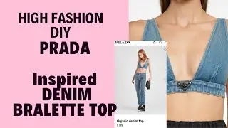 Fashion Hack Alert: Transforming Denim into Chic Bralette Tops