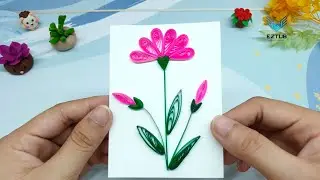 LHLG04 Creating A Presentation Quilling Flower Painting By Idea / Lana Hardy Lora Gilbert