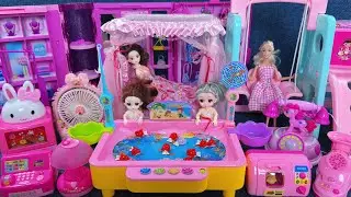 12 Minutes Satisfying with Unboxing Cute Princess Fishing Platform Playset ASMR | Review Toys