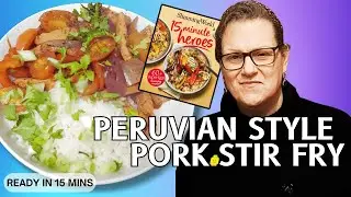 This Slimming World Peruvian Meal is cooked in 15 Minutes : Peruvian style pork stir fry.