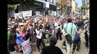 BBC Coverage of the Dorchester March Against the Badger Cull
