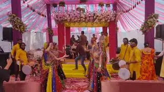 haldi Ceremony bride groom entry wedding function raipur dewangan ji events management company