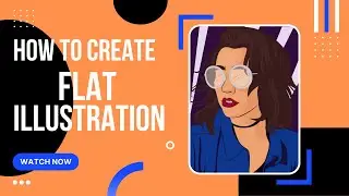 How to create flat illustration | Flat design | Minimalist vector art
