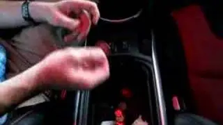 center console cover removal