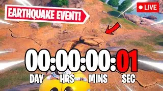 FORTNITE EARTHQUAKE EVENT COUNTDOWN LIVE🔴 24/7 & Fortnite Live Event!