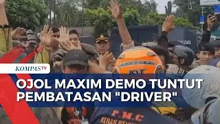 Ojol Maxim Demo Tuntut Pembatasan 