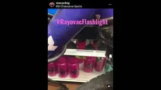 #Rayovac flashlight fastened by electrical tape MacGyver has nothing on this guy!