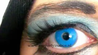 Royal Blue kleurlenzen van My Party in a Box