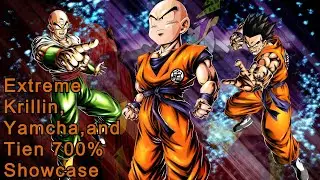 DB Legends| Extreme Krillin, Yamcha, and Tien 700% Showcase