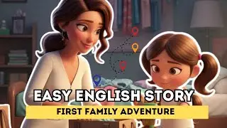 First Family Adventure | Easy English Listening Story | A2 Level