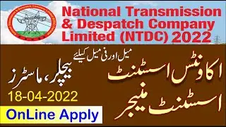 WAPDA National Transmission & Despatch Company Jobs 2022 | NTDC Jobs April 2022 NTS Online Apply