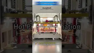 Automotive Trim Wrapping Line with Robotic Gluing, Oven Activation, and Hot Press Lamination