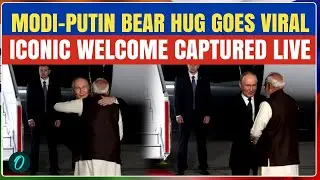 Putin-Modi VIRAL Bear Hug Moment CAPTURED On Cam: Modi EMBRACES &lsquo;Friend&rsquo; Putin | Putin In India LIVE