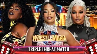WWE 2K25 | Triple Threat Match - Naomi VS Bianca Belair VS Jade Cargill | WrestleMania 41
