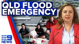 Queensland storm 'like an unpredictable cyclone' | 9 News Australia