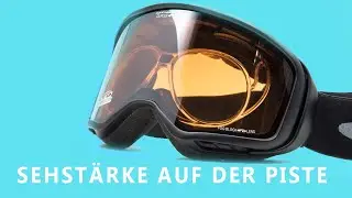 Korrekturverglasung für Skibrillen mit Sehstärke f Brillenträger Optik Clip-In mit Schärfegläsern