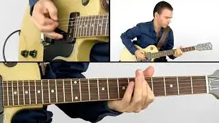 Horn Section Riffs Guitar Lesson - Funky Triads Performance - Steven van der Nat