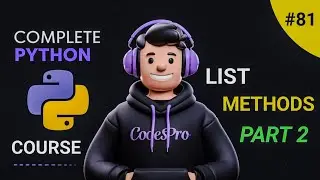 List Methods Part-2 | Complete python course Day 81