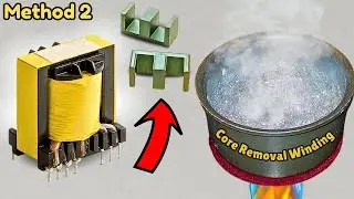 Chopper Winding Pt1: How To REMOVE the CORE of Ferrite Transformer
