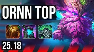 ORNN vs YONE (TOP) | Dominating | KR Master | 25.18
