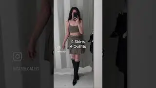4 Skirts 4 Outfits | Stradivarius