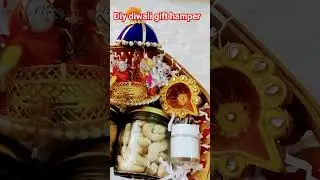 Diy diwali gift hamper || diwali gift hamper make at home ||how to make gift hamper #shorts #viral