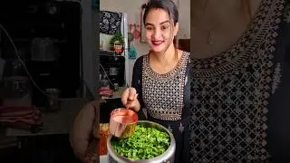 Dal Palak Recipe 🥬🥗🥘without Onion & Garlic #dalpalak #spinach #dalfry #dalfryrecipe #shorts #food
