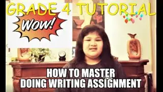 How to do a writing assignment after reading 