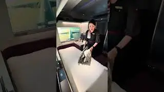 The First Class Transition #jal #japanairlines #flight