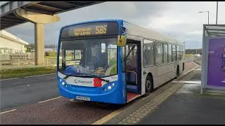 585: Stagecoach Western Scania K230UB Enviro 300 28658 (SP62 BSO)
