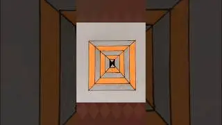 Illusion Art That Will Confuse Your Eyes 👀✨  #3ddrawing #opticalillussion #shorts