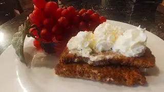 Pumpkin Pie Spiced French Toast w/a Twist!  Very Good and Delicious!