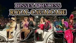 Disney Princess Parade! Sweethearts Nite Royal Cavalcade at Disneyland Park