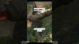Kong is winner with dragon snake fight 🤯🔥 #kingkong #moviescenes #shorts