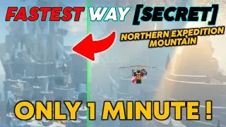 SECRET FASTEST Way to Climb North Expedition Mountain in FISCH ROBLOX!
