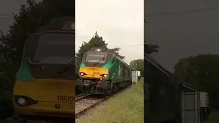 68006 & 68007 on the Sizewell Branch #class68 #drs #dieselengine #trains  #Sizewell