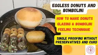 Eggless Donuts & Bombolini | Bakery-Style at Home with Simple Decoration l Donuts Glazing & Topping 