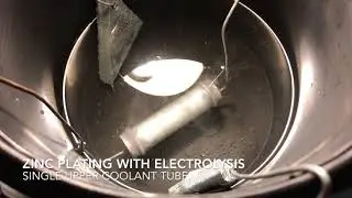 Electrolysis rust removal and zinc plating