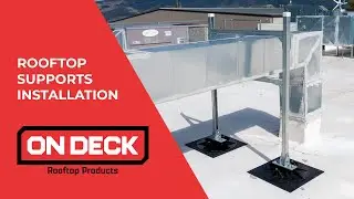 On Deck Rooftop Duct Supports Installation Guide