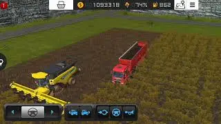 farming simulator 16 how to cut flowers // fs 16 canola harvest // farming simulator 16 // fs 16