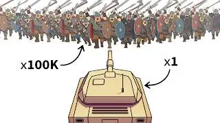 Что если бы современный танк сражался с викингами?