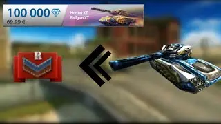 Tanki online - Hornet Railgun XT at Recruit Rank | XT At First Rank