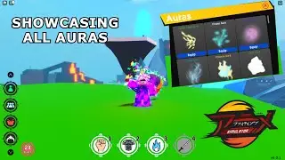 SHOWCASING ALL AURAS IN ANIME FIGHTING SIMULATOR