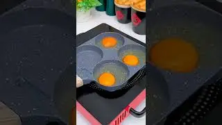 #Fried #Egg #Maker - 4 #Hole Non-#Stick Frying #Pan For Eggs & #Burgers  #Flat #Botton