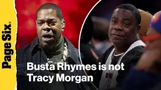 Busta Rhymes curses out kid who calls him Tracy Morgan in wild exchange