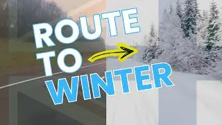 Driving to Finland in Winter | From the UK to the Arctic Circle (Timelapse Journey)