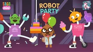 SAGO mini WORLD gamplay - ROBOT PARTY