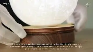 Zeegine LEVILUNA Magnetic Levilation 3D Printing Moon Lamp